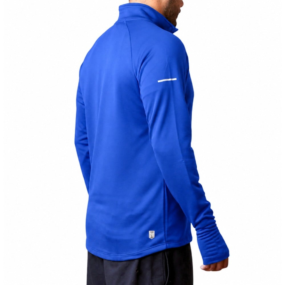 POLERA HOMBRE TRAINING HALF ZIP TOP AZUL - 2