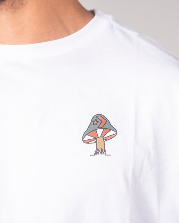 POLO HOMBRE OVERSIZE MUSHROOM BLANCO - 2