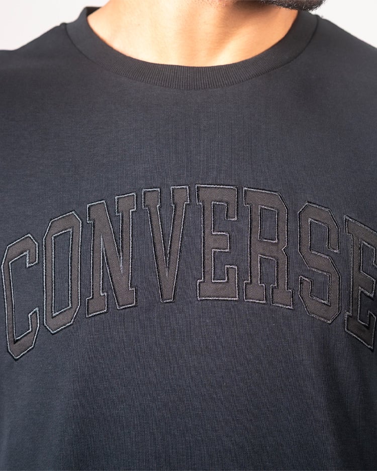POLERA HOMBRE CREW CONVERSE RETRO NEGRO - 3