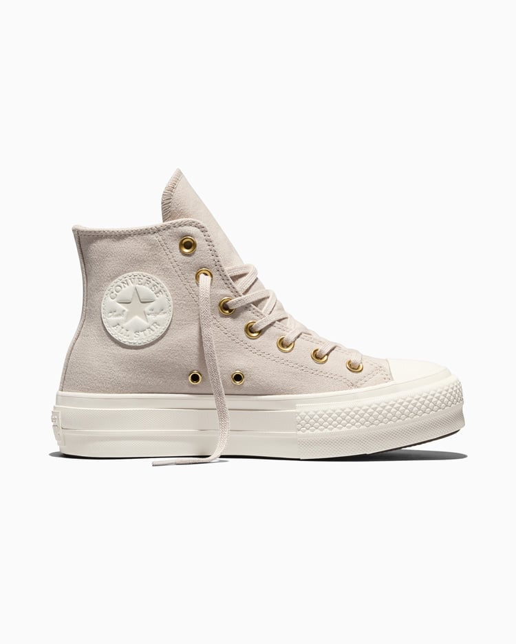 ZAPATILLAS CHUCK TAYLOR PLATFORM LIFT ZIPPERS CREMA - 1