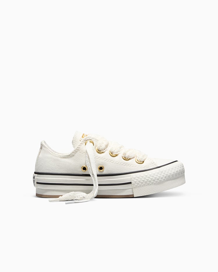 ZAPATILLAS CHUCK TAYLOR EVA LIFT PLATFORM LACE CREMA - 3
