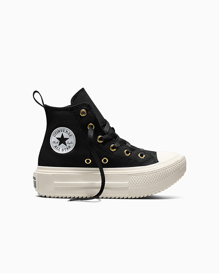 ZAPATILLAS CHUCK TAYLOR LIFT DOUBLE STACK ZIPPERS NEGRO - 1