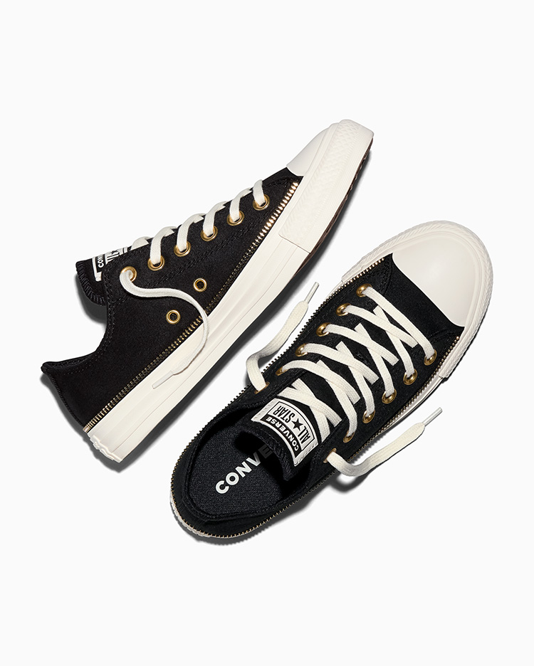 ZAPATILLAS MUJER CHUCK TAYLOR ALL STAR ZIPPERS NEGRO - 3