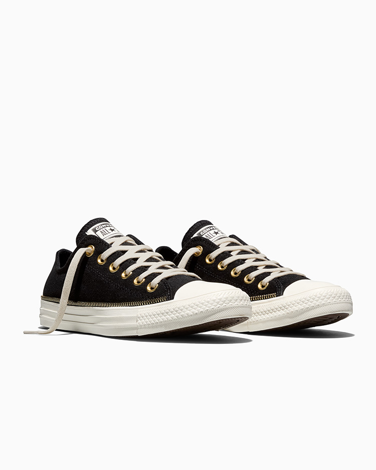 ZAPATILLAS MUJER CHUCK TAYLOR ALL STAR ZIPPERS NEGRO - 4