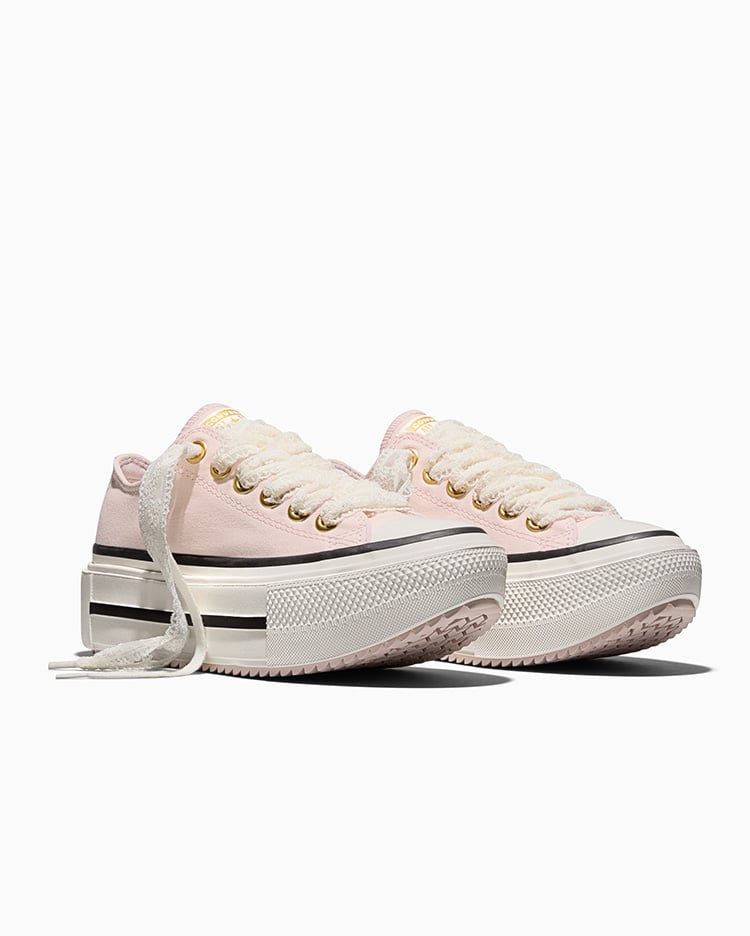ZAPATILLAS CHUCK TAYLOR LIFT DOUBLE STACK LACE ROSADO - 4