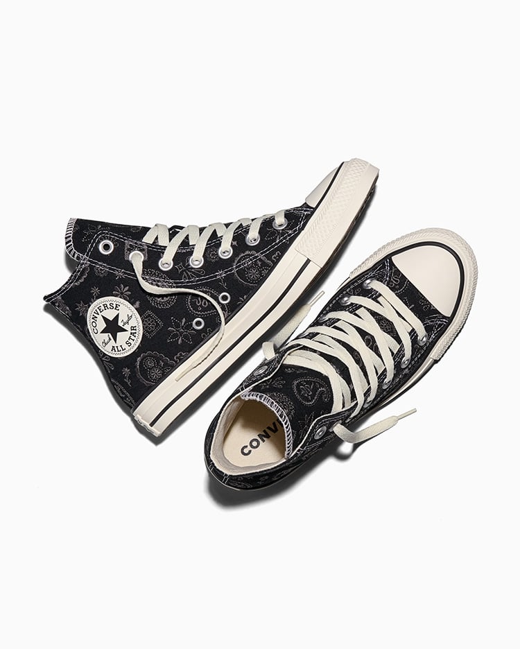 ZAPATILLAS MUJER CHUCK TAYLOR ALL STAR PAISLEY POP NEGRO - 3