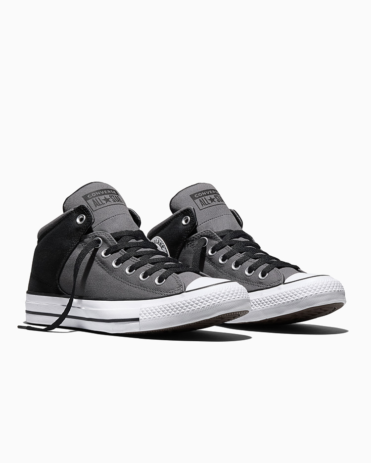 ZAPATILLAS HOMBRE CHUCK TAYLOR ALL STAR HIGH STREET GRIS - 4
