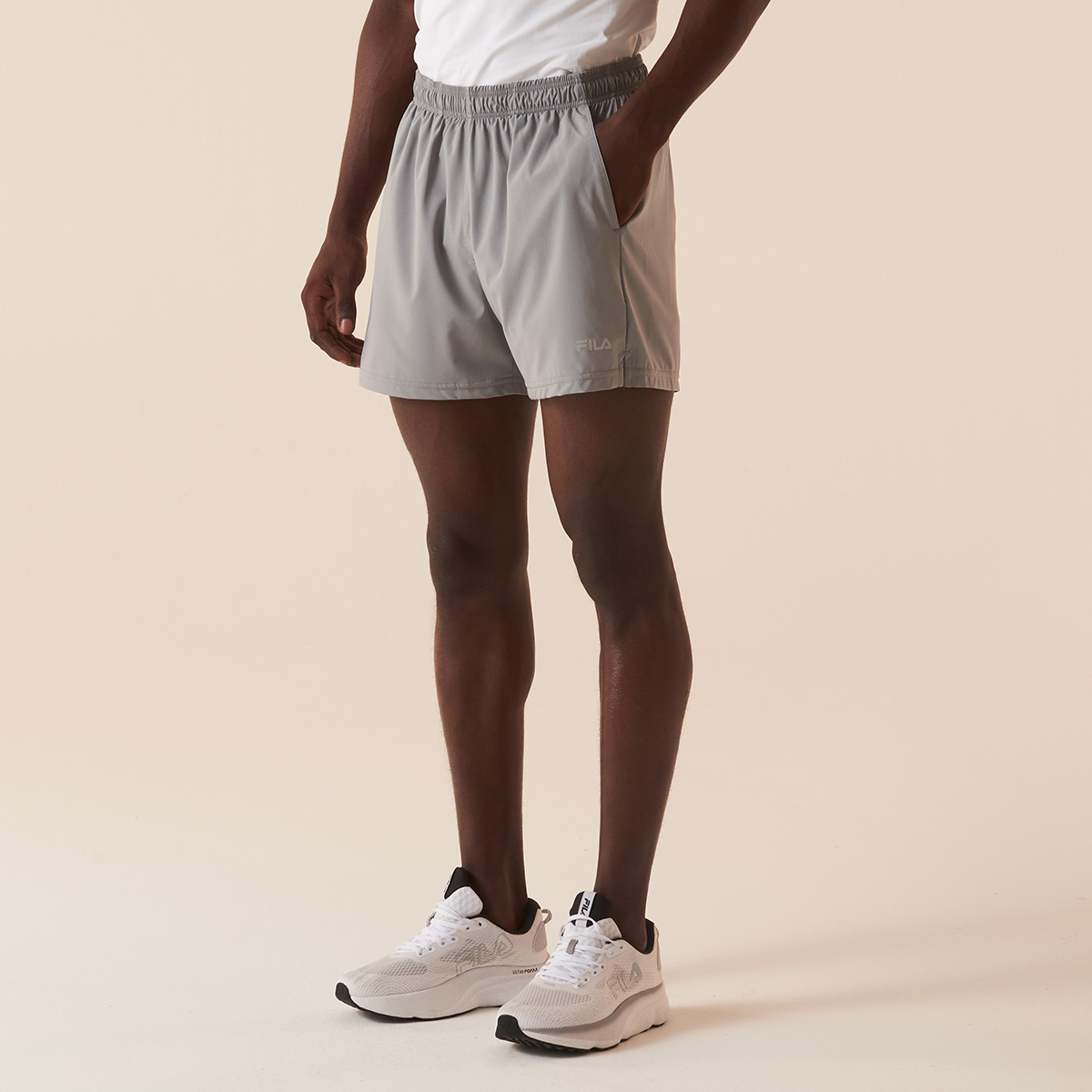 SHORT HOMBRE DIAMOND CORE RUN - 4 GRIS - 1