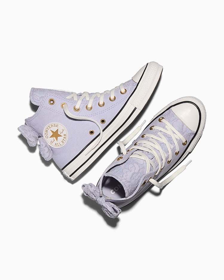 ZAPATILLAS MUJER CHUCK TAYLOR ALL STAR BOWS AND LACE LILA - 3