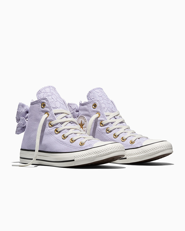 ZAPATILLAS MUJER CHUCK TAYLOR ALL STAR BOWS AND LACE LILA - 4