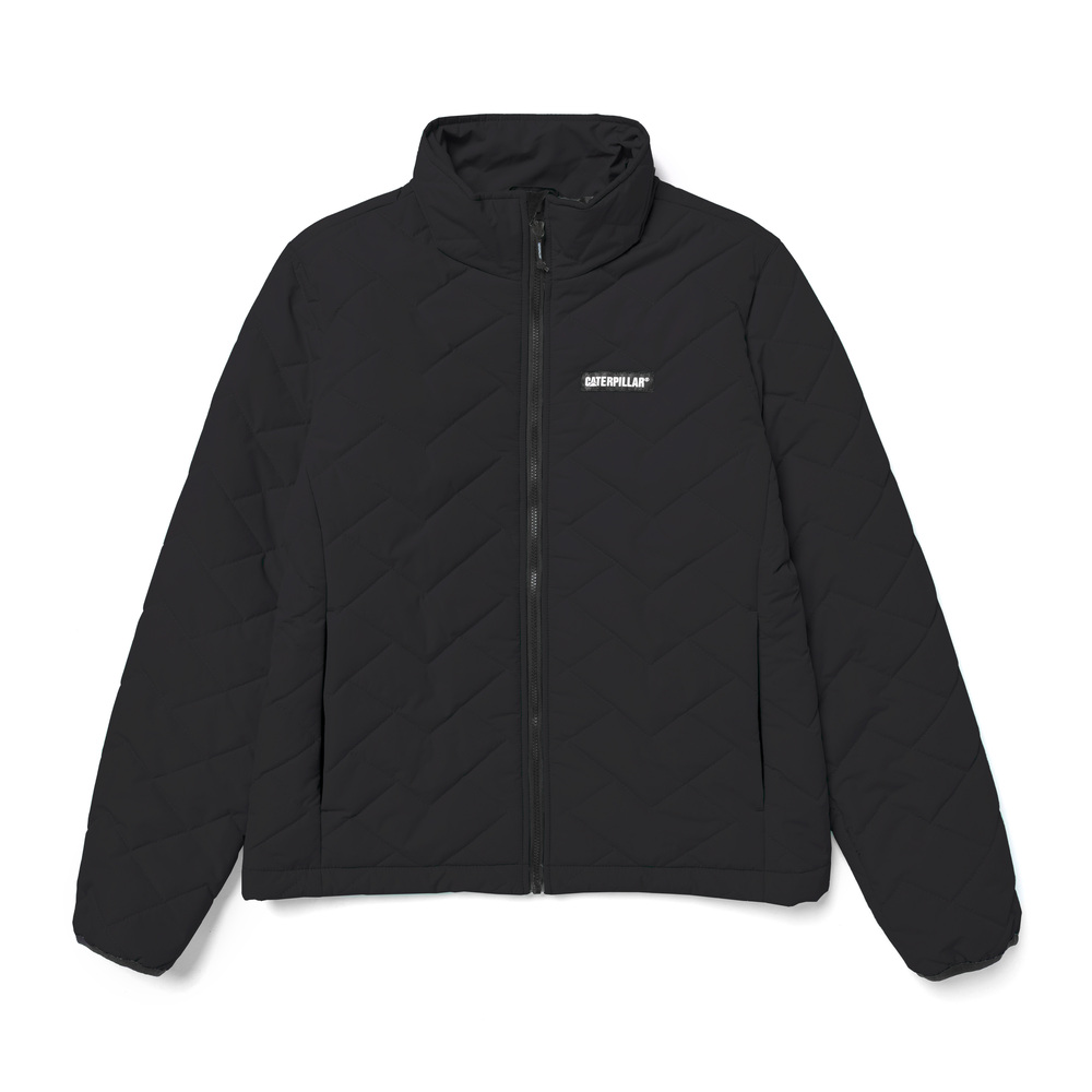 CASACA MUJER MEDIUMWEIGHT INSULATED QUILTED NEGRO - 1