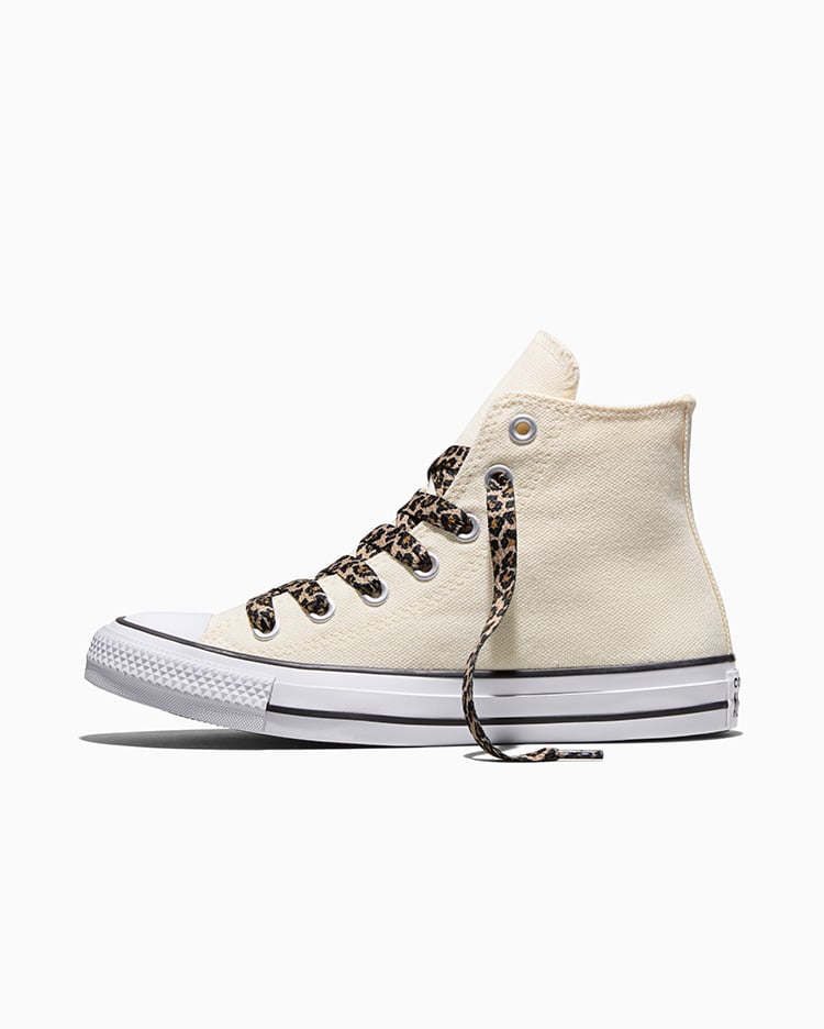 ZAPATILLAS MUJER CHUCK TAYLOR ALL STAR LEOPARD LACES CREMA - 2