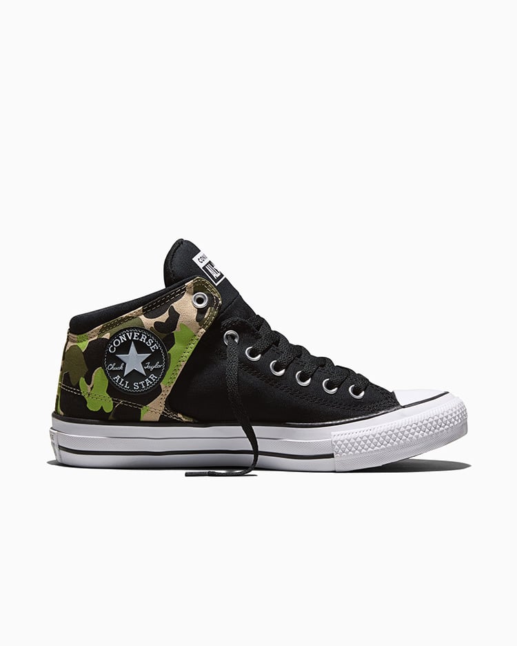 ZAPATILLAS HOMBRE CHUCK TAYLOR ALL STAR HIGH STREET ARCHIVE CAMO NEGRO - 1