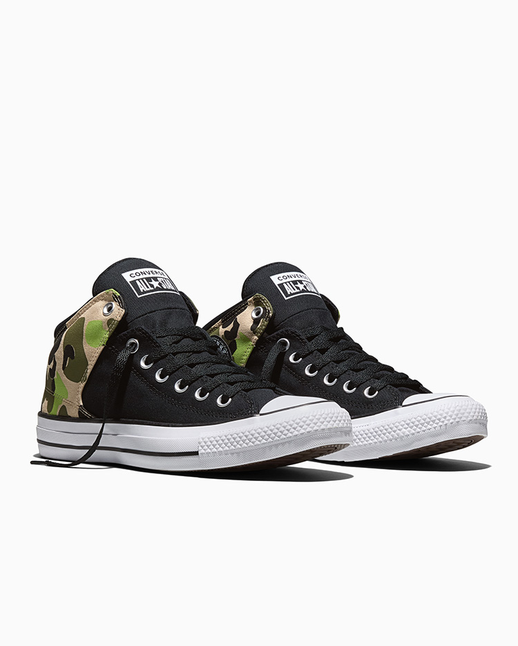 ZAPATILLAS HOMBRE CHUCK TAYLOR ALL STAR HIGH STREET ARCHIVE CAMO NEGRO - 4
