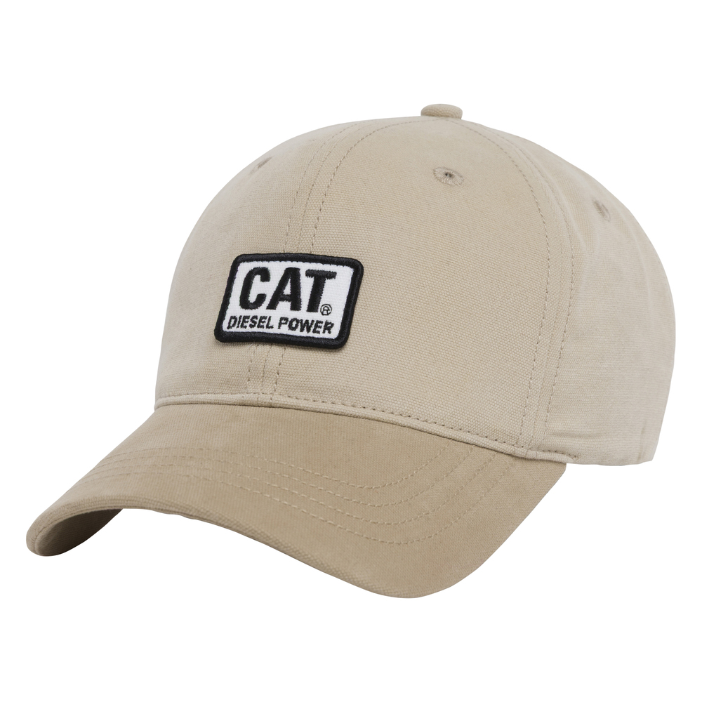 GORRO HOMBRE 6 PANEL UNSTRUCTURED CAT PATCH BEIGE - 1