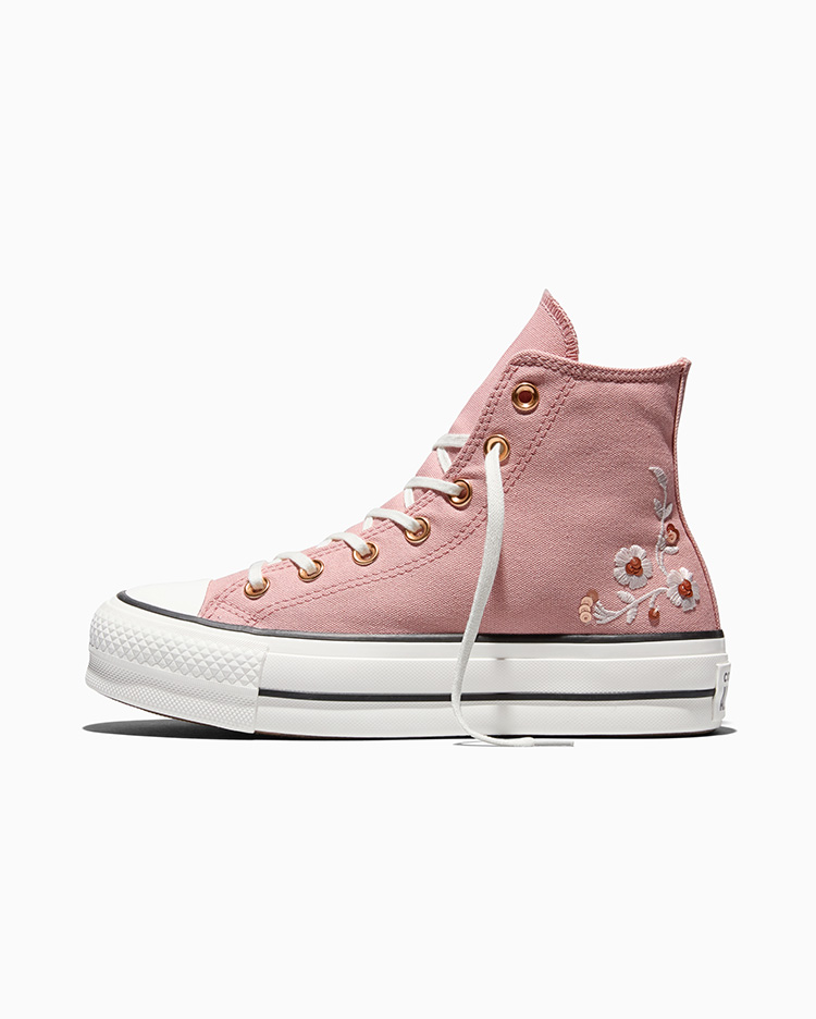 ZAPATILLAS MUJER CHUCK TAYLOR ALL STAR LIFT PLATFORM SEQUIN FLOWERS ROSADO - 2