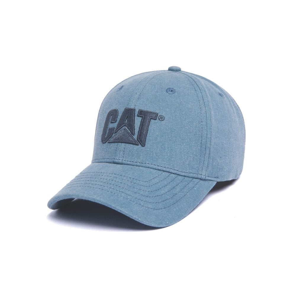 GORRO HOMBRE PIGMENT DYED CAT LOGO AZUL - 1