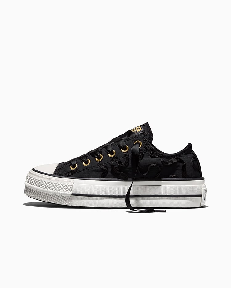 ZAPATILLAS MUJER CHUCK TAYLOR ALL STAR LIFT PLATFORM RIBBON NEGRO - 2
