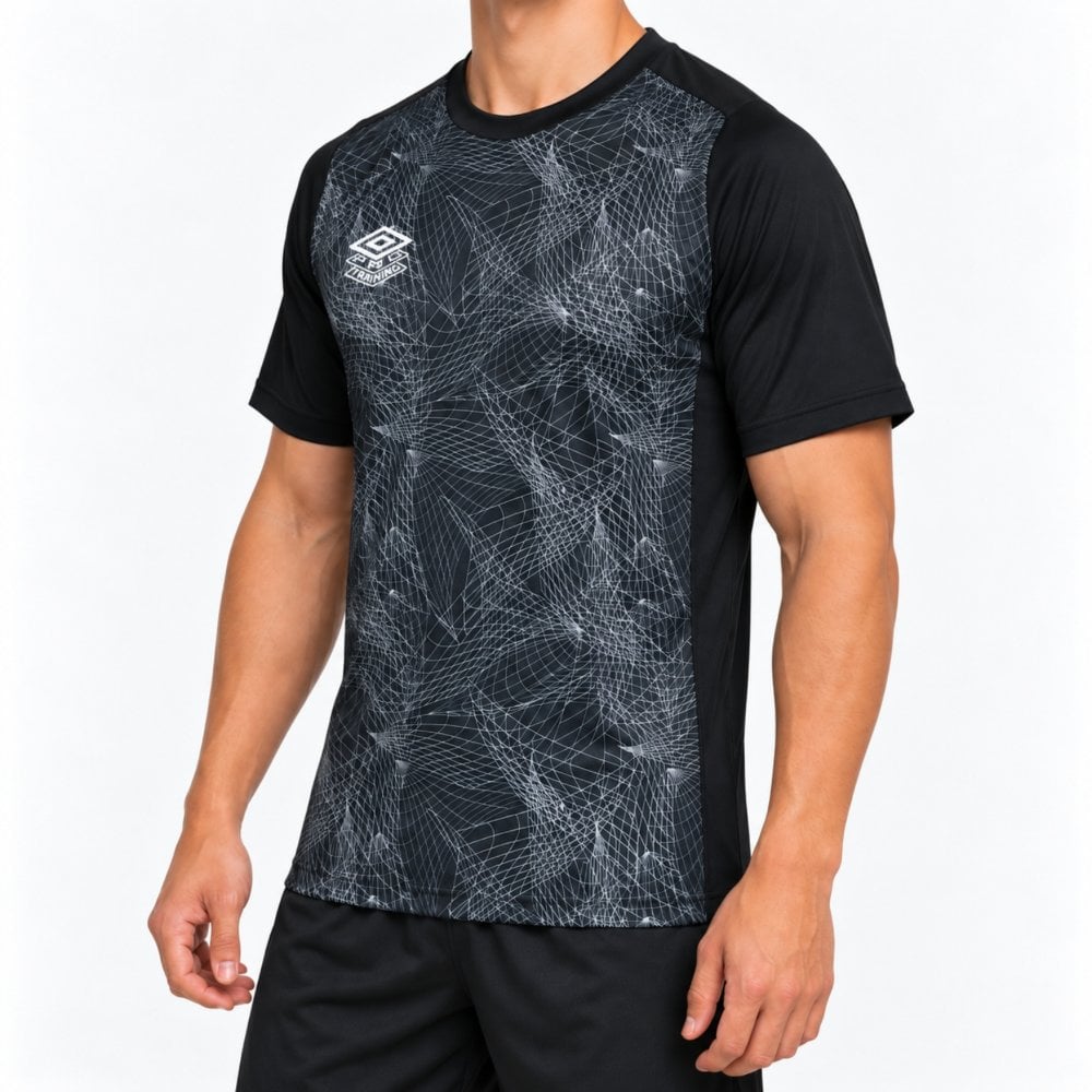 POLO HOMBRE PRO TRAINING GRAPHIC NEGRO - 2