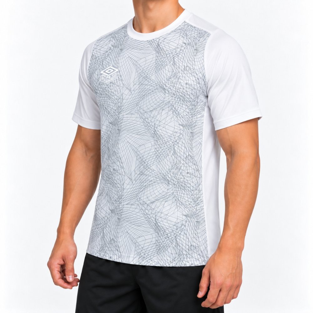 POLO HOMBRE PRO TRAINING GRAPHIC BLANCO - 2