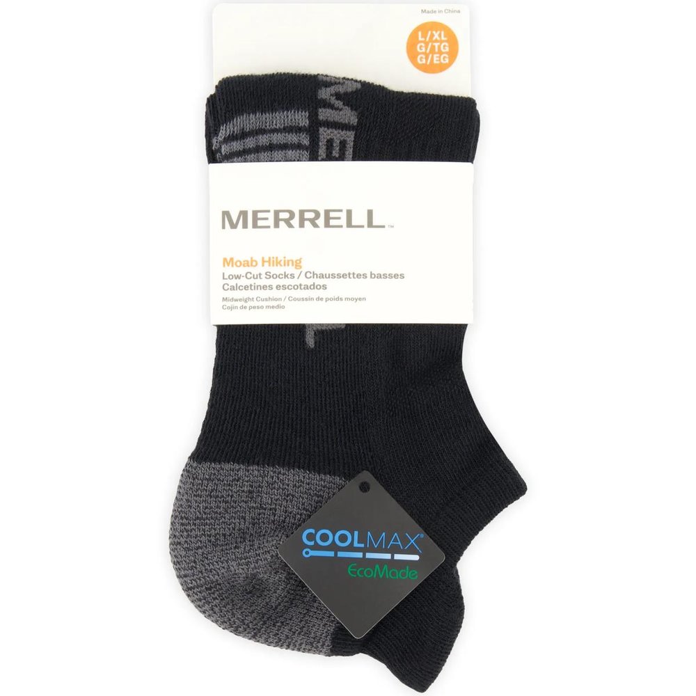 MEDIAS UNISEX MOAB - HIKING LOW CUT 1PP NEGRO - 4