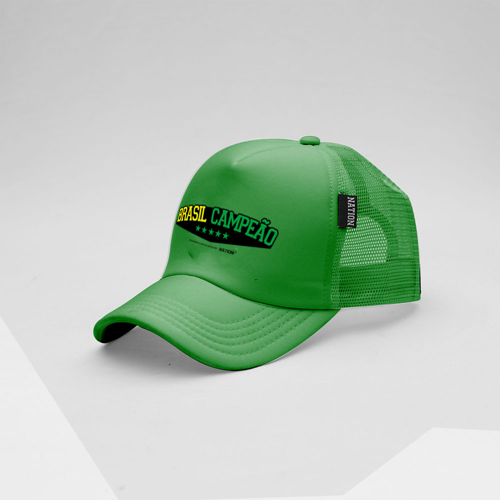 GORRA TRUCKER HOMBRE NATION STORE BRASIL PENTACAMPEON - 1