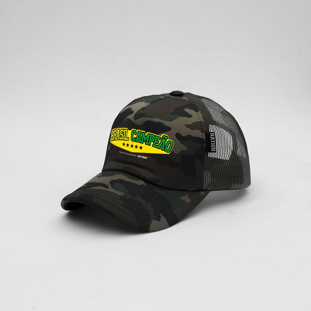 GORRA TRUCKER HOMBRE NATION STORE BRASIL PENTACAMPEON - 1