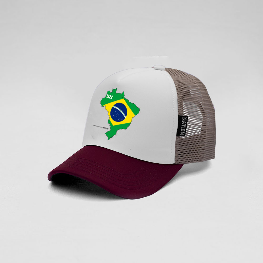 GORRA TRUCKER HOMBRE NATION STORE BRASIL MAPA - 1