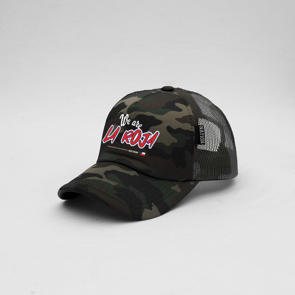 GORRA TRUCKER HOMBRE NATION STORE WE ARE LA ROJA - 1