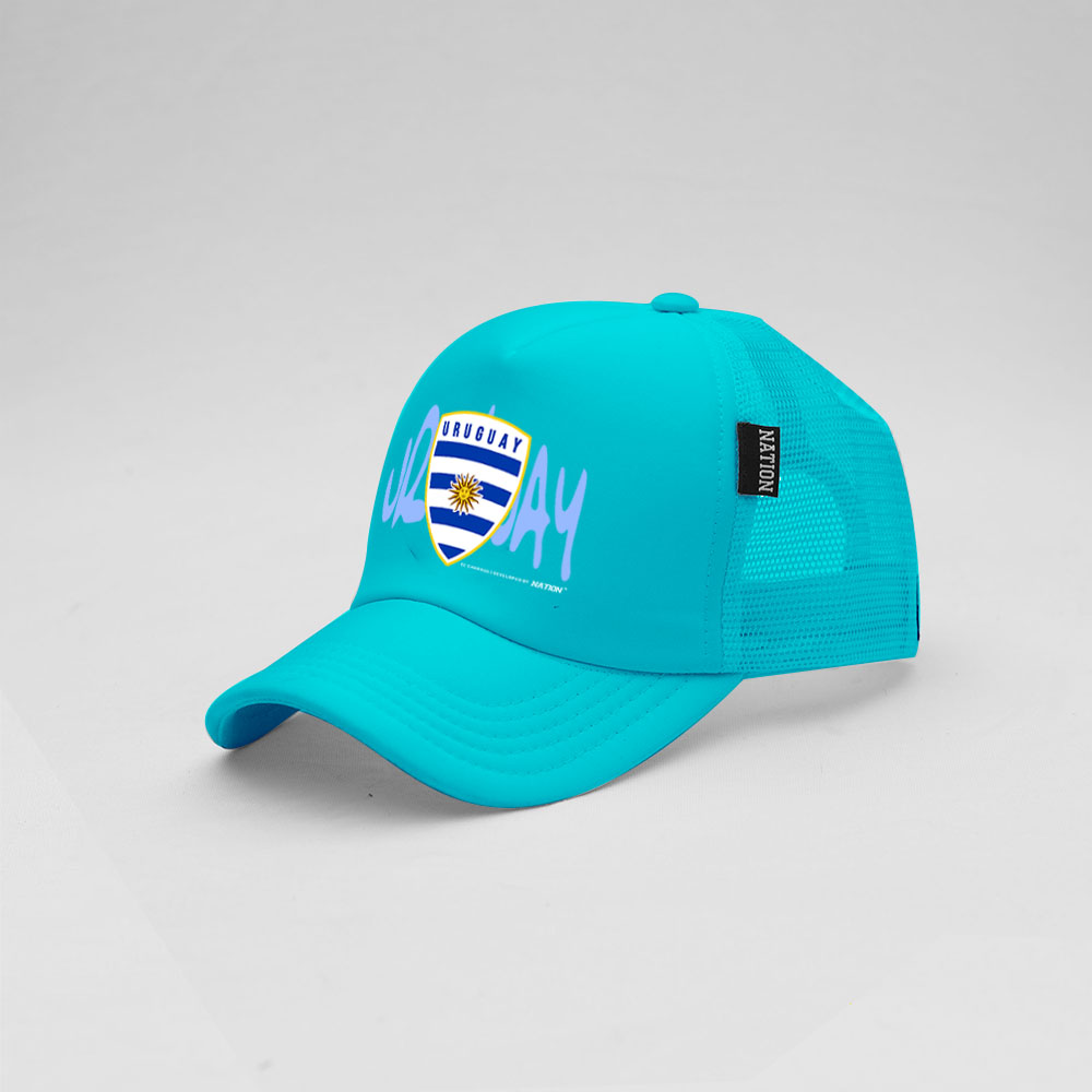 GORRA TRUCKER HOMBRE NATION STORE URUGUAY ESCUDO - 1