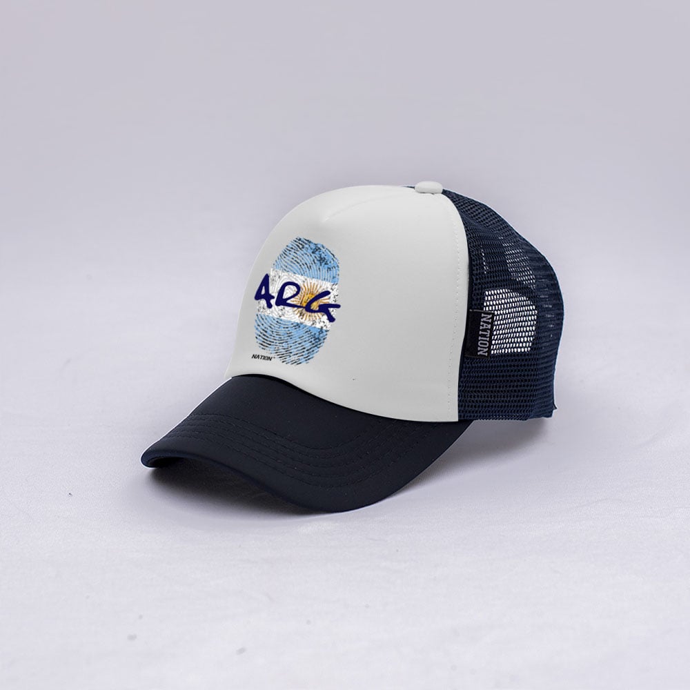 GORRA TRUCKER HOMBRE NATION STORE ARGENTINA HUELLA - 1
