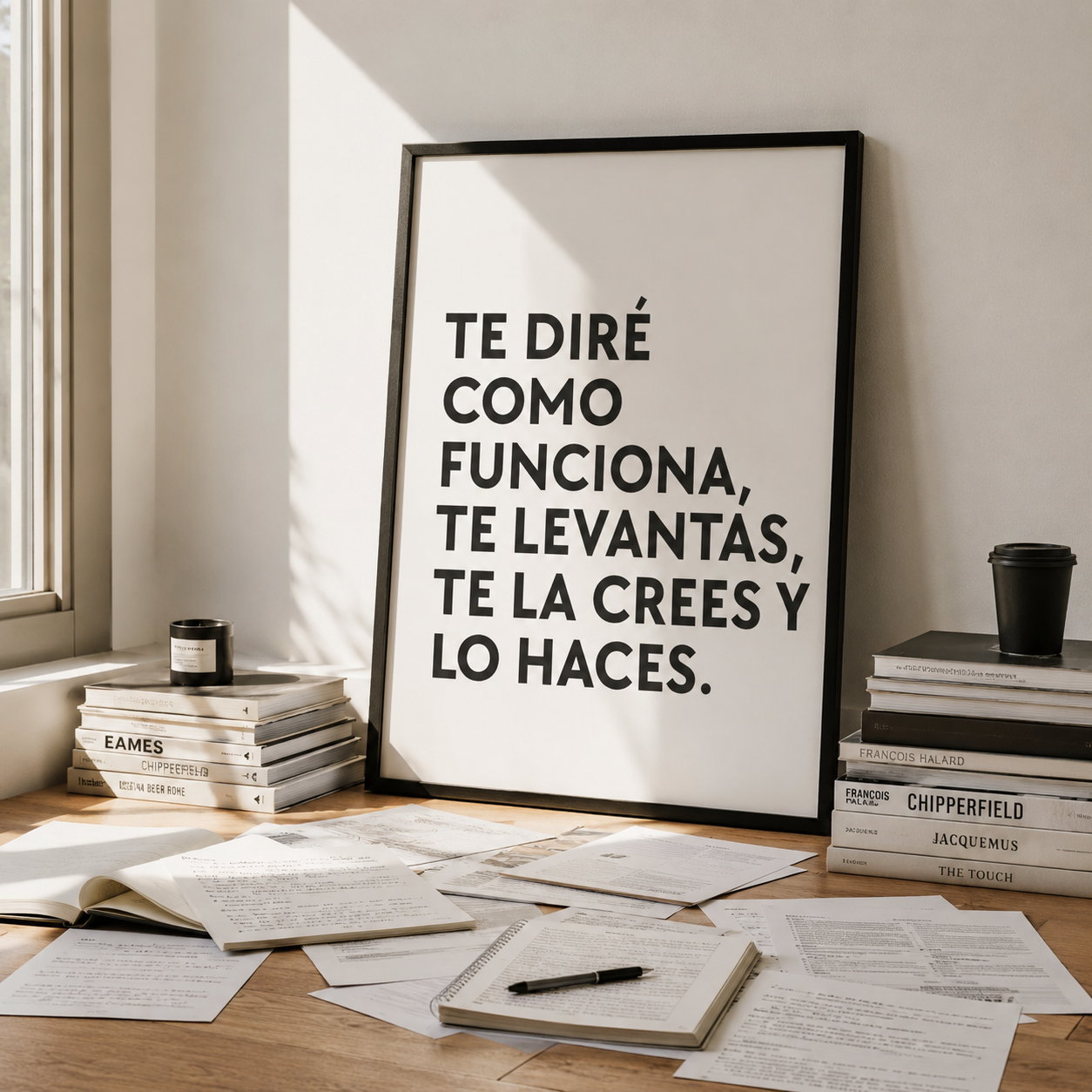 CUADRO TE DIRE COMO FUNCIONA 70X60 CM - 1