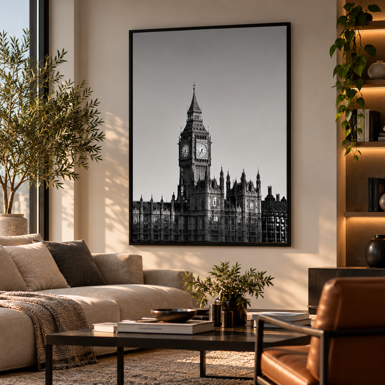 CUADRO LONDRES 70X70 CM - 1