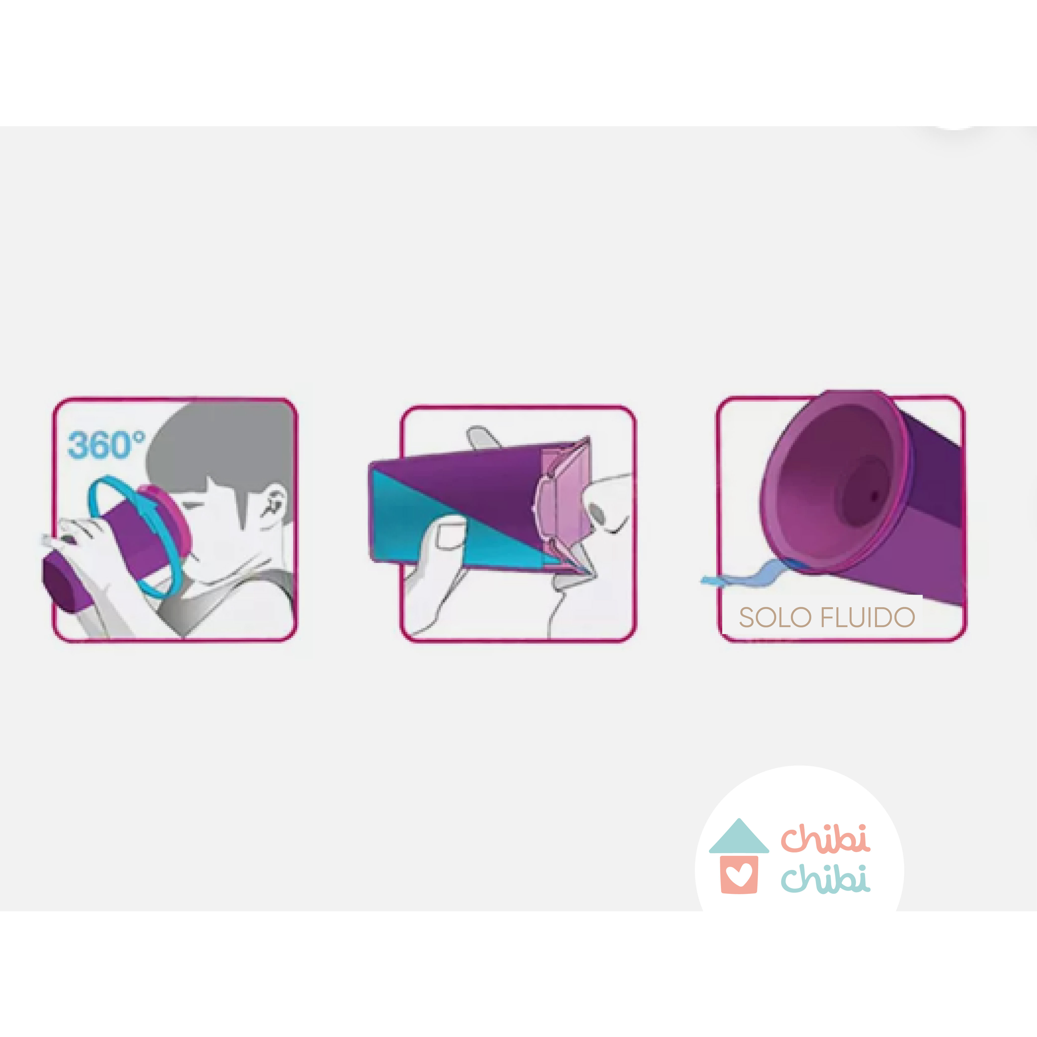TAZA DE AGUA 360GRADOS DE SILICONA - 6