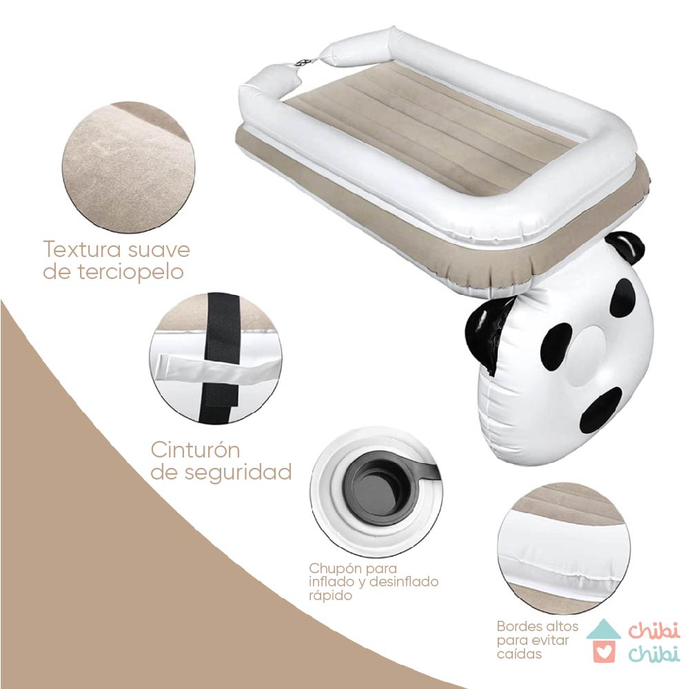 CAMA INFLABLE DE AVIÓN OSO - 3