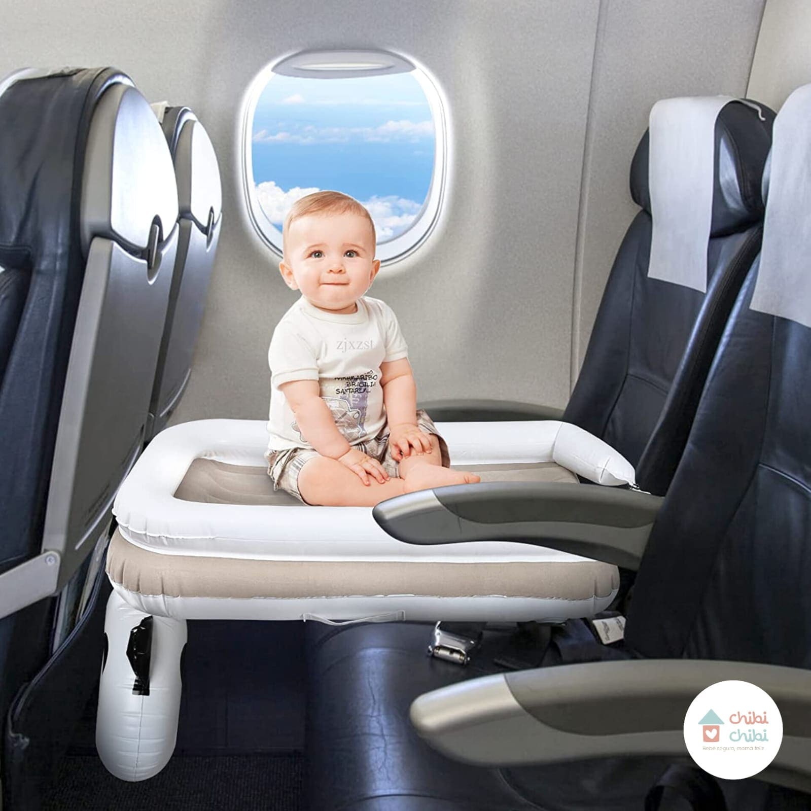 CAMA INFLABLE DE AVIÓN OSO - 6