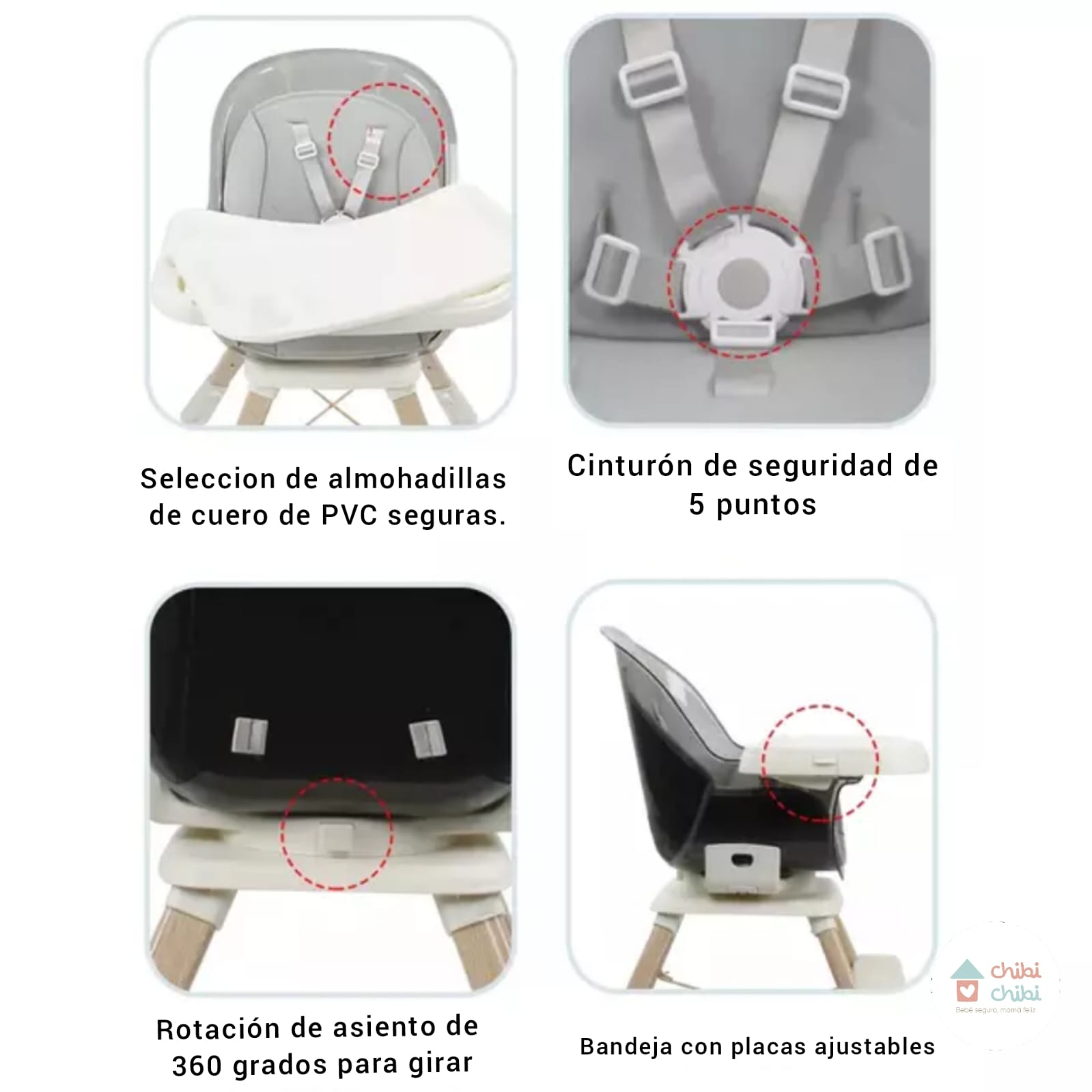 SILLA DE COMER 360 GRADOS - 4