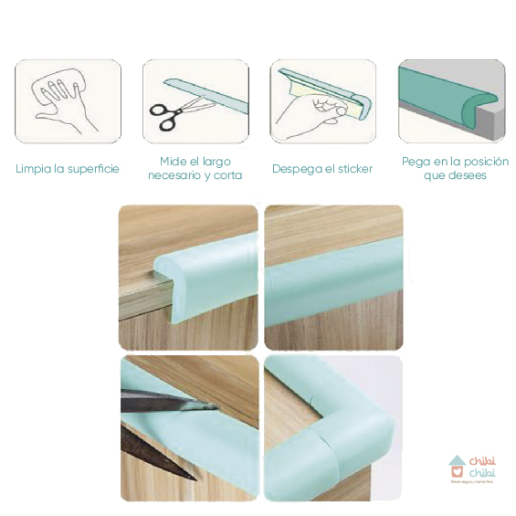 PROTECTOR DE BORDES EN FORMA DE “U” - 6