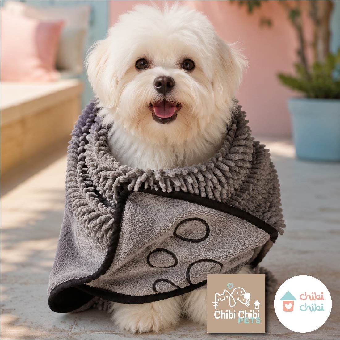 TOALLA PARA MASCOTAS_ GRIS