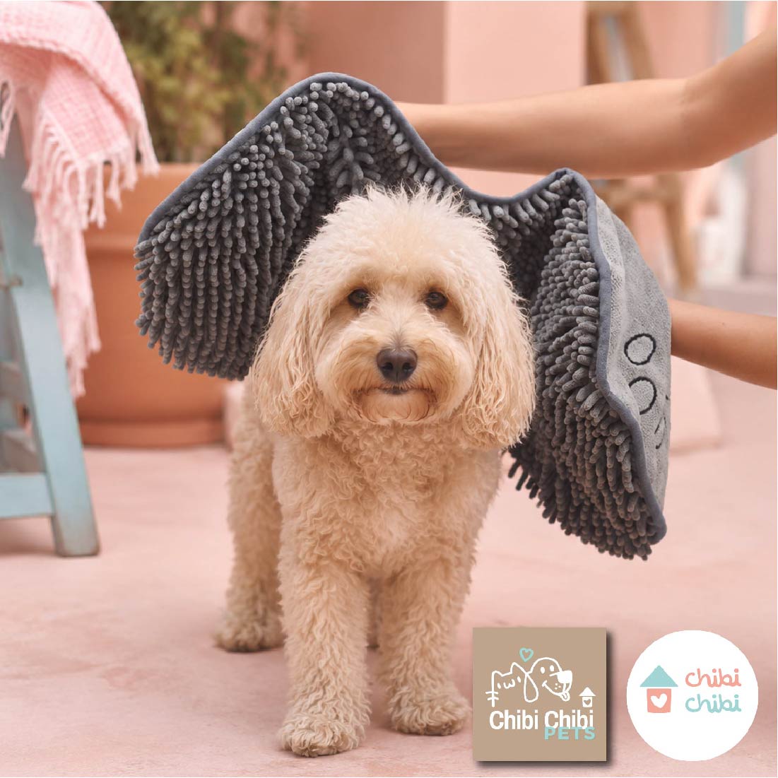 TOALLA PARA MASCOTAS_ GRIS