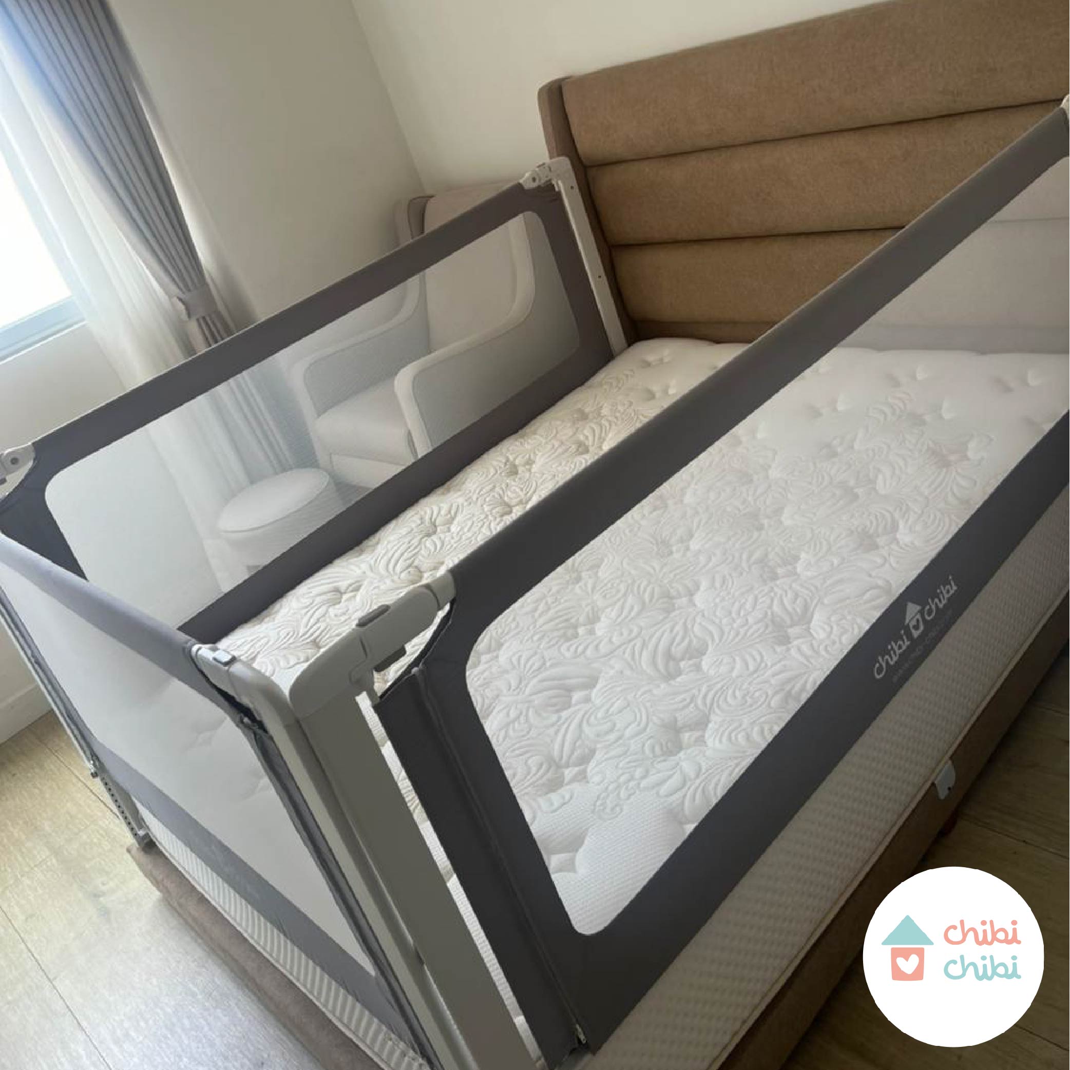 PACK EN U BARANDAS CHICK DELUXE – QUEEN 1.50MT - 4