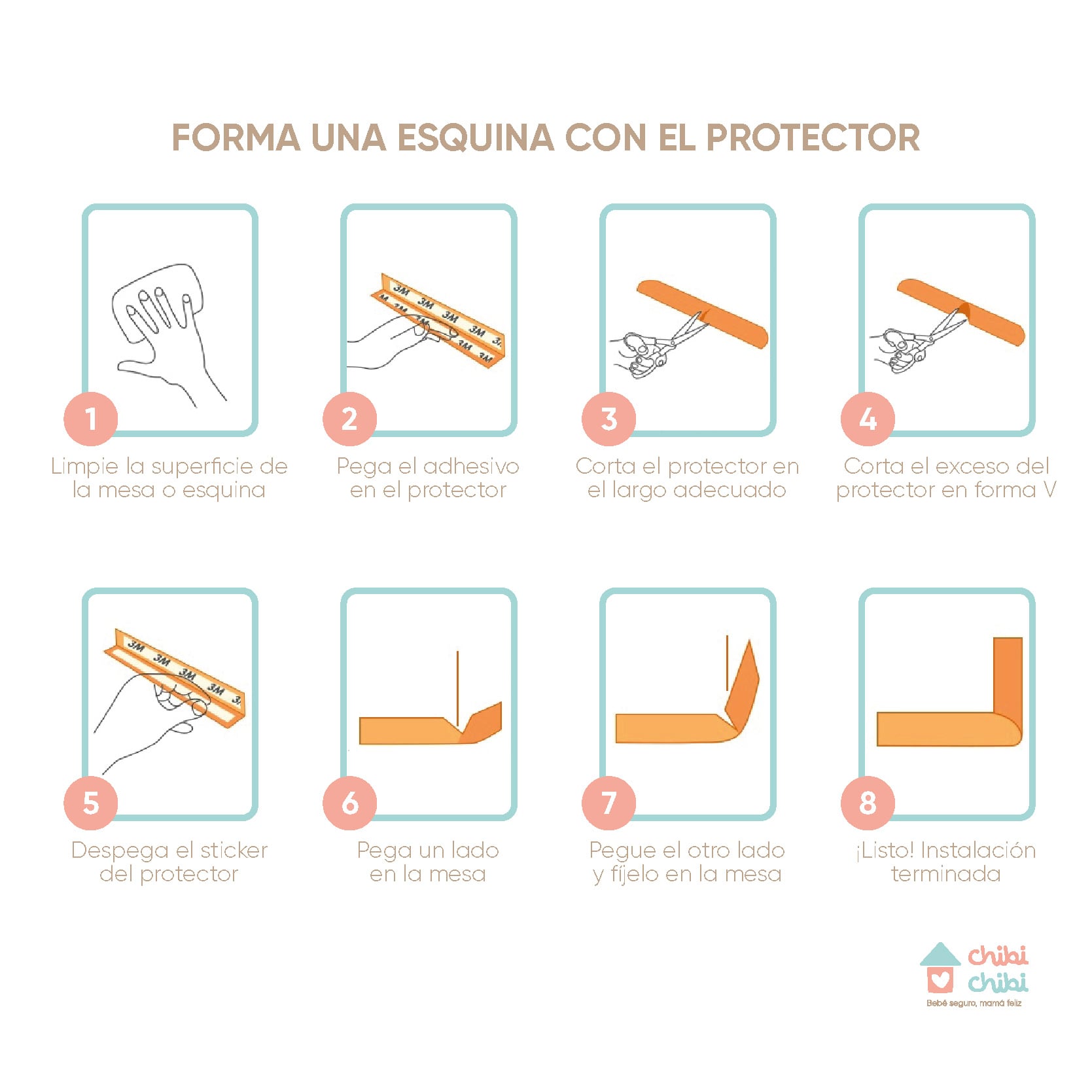 PROTECTOR DE BORDES EN FORMA DE 'L' - 5