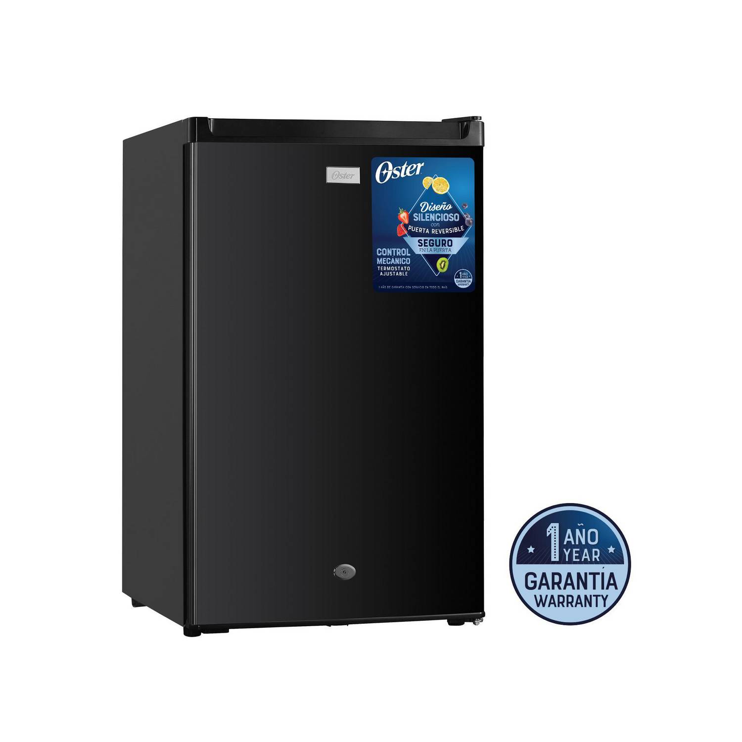 FRIGOBAR OSTER OSPMB129BB 127 L OSPMB129BV 127L NEGRO - 1