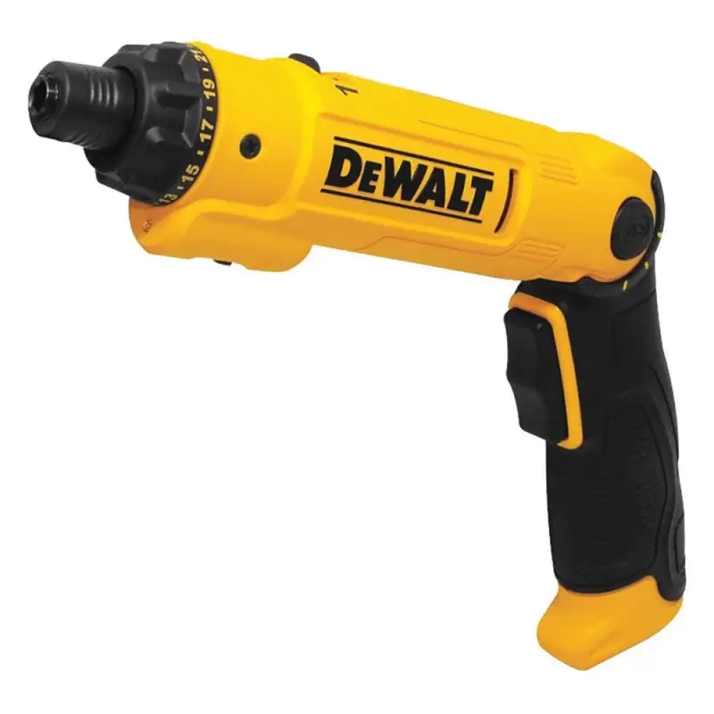 DESTORNILLADOR DE IONES DE LITIO 1/4 (6.35) 8 V COMO MÁXIMO DEWALT- DCF008, COLOR AMARILLO - 2