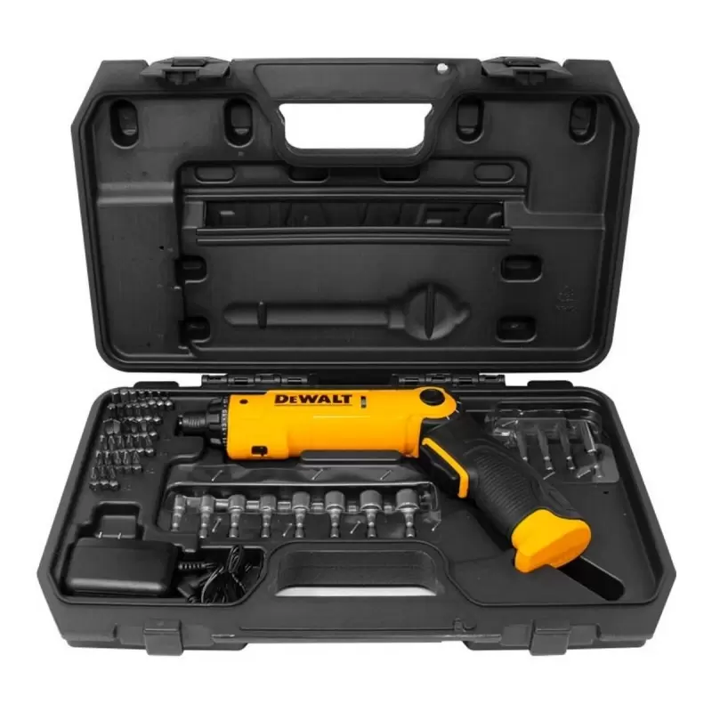 DESTORNILLADOR DE IONES DE LITIO 1/4 (6.35) 8 V COMO MÁXIMO DEWALT- DCF008, COLOR AMARILLO - 4