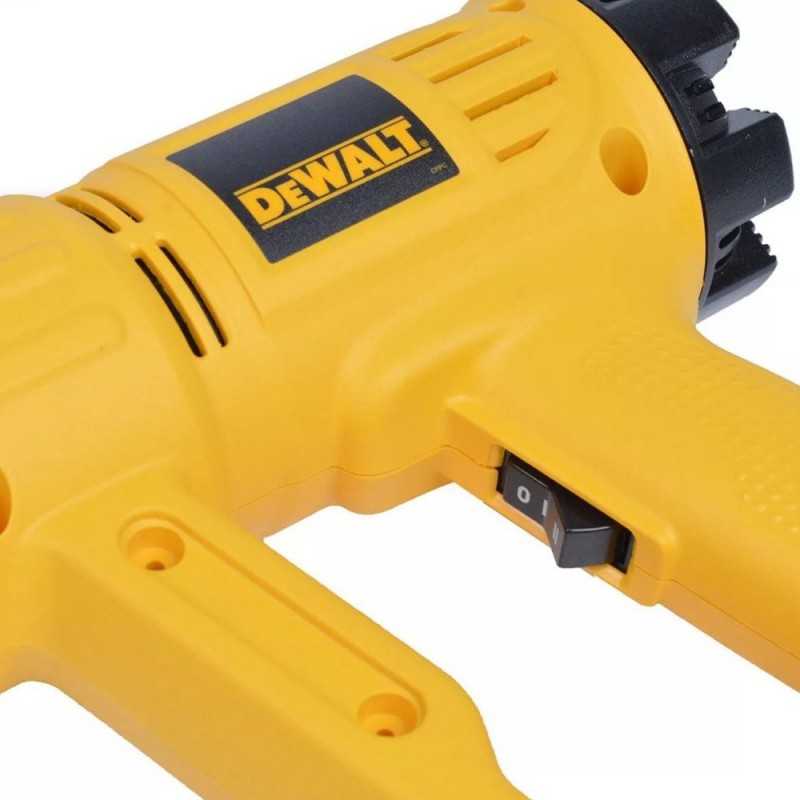 PISTOLA DE CALOR 2000 W 600 °C + 2 BOQUILLAS DEWALT - D26411-B2C - 6