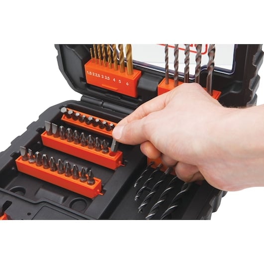 SET ATORNILLAR Y TALADRAR 50 PIEZAS BLACK+DECKER A7232-XJ - 3