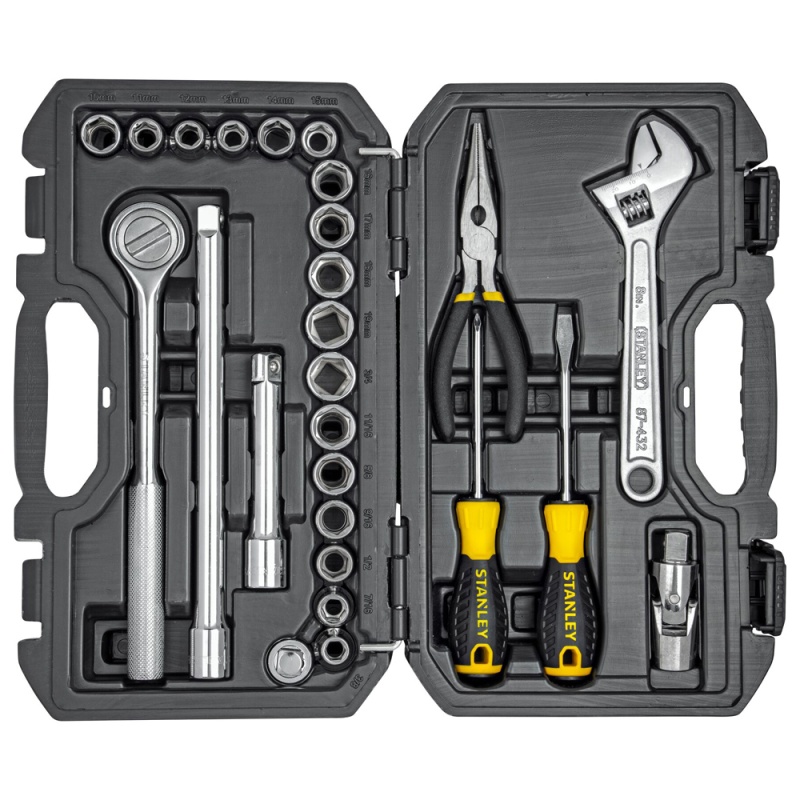 JUEGO DE HERRAMIENTAS 1/2' 26 PIEZAS STANLEY - STMT45514-LA - 1