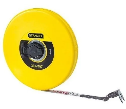 HUINCHA DE MEDIR 30.0MTS X 1/2 F/VIDRIO STANLEY - 34-262S - 1