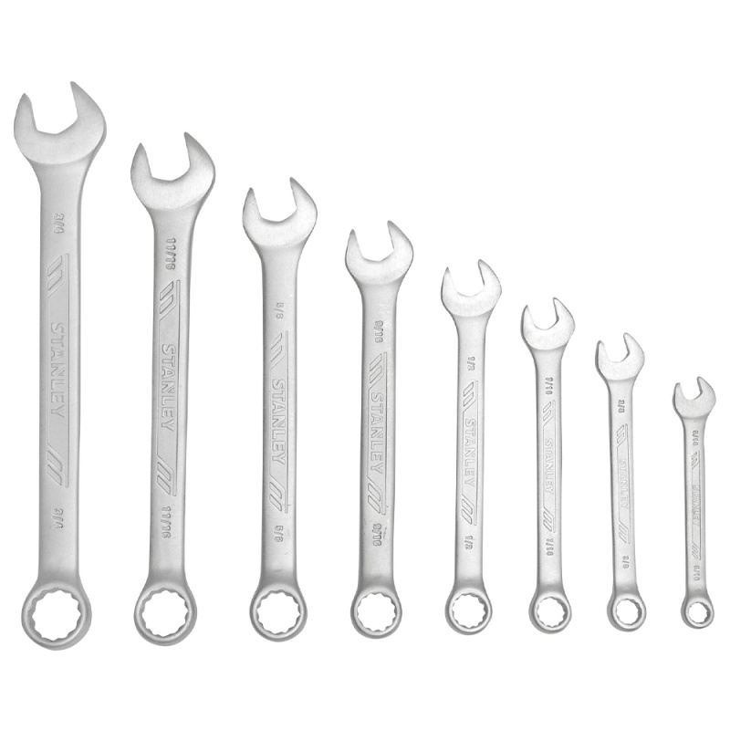 SET DE LLAVES COMBINADAS ESTÁNDAR 8 UNIDADES STANLEY - STMT73748-LA - 1